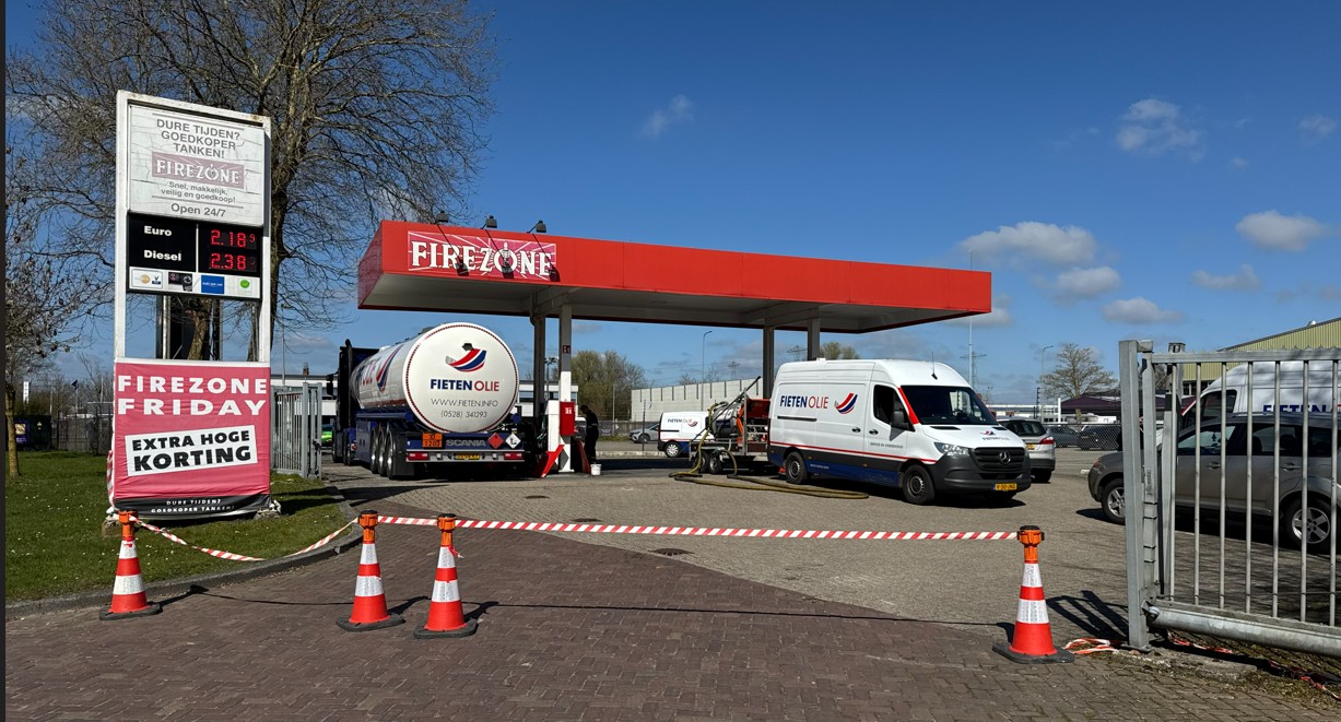 Fieten Olie opent nieuw tankstation aan de Bornholmstraat 56 in Groningen